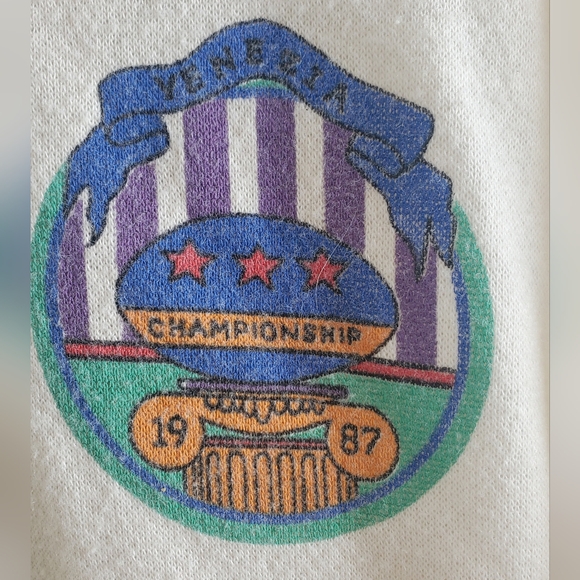 Vintage 80s Towncraft 1987 Venezia Championship Shirt - Picture 3 of 6